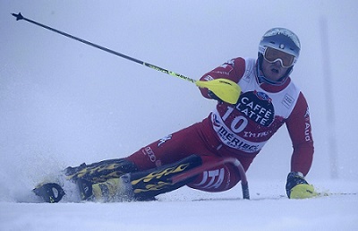 SKI WORLD CUP 2014/2015 - FINALS - Giuliano Razzoli (ITA) , in action during a slalom event of the Alpine World Cup Finals, in Meribel, France, , 22, March, 2015 (Pentaphoto/Shincihiro Tanaka)